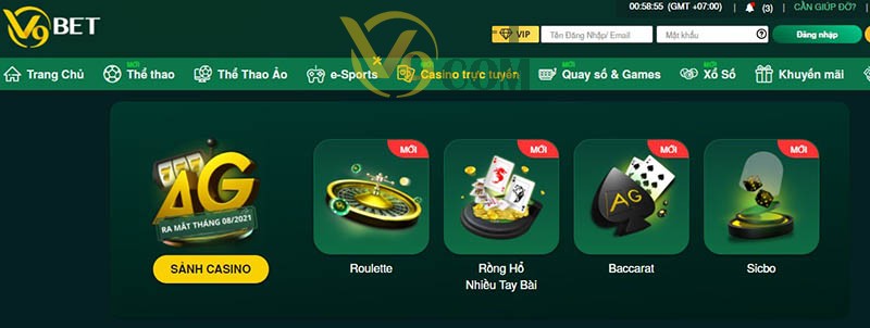 Casino trực tuyến tại V9bet